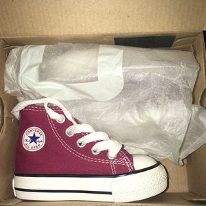 Baby Maroon Converse